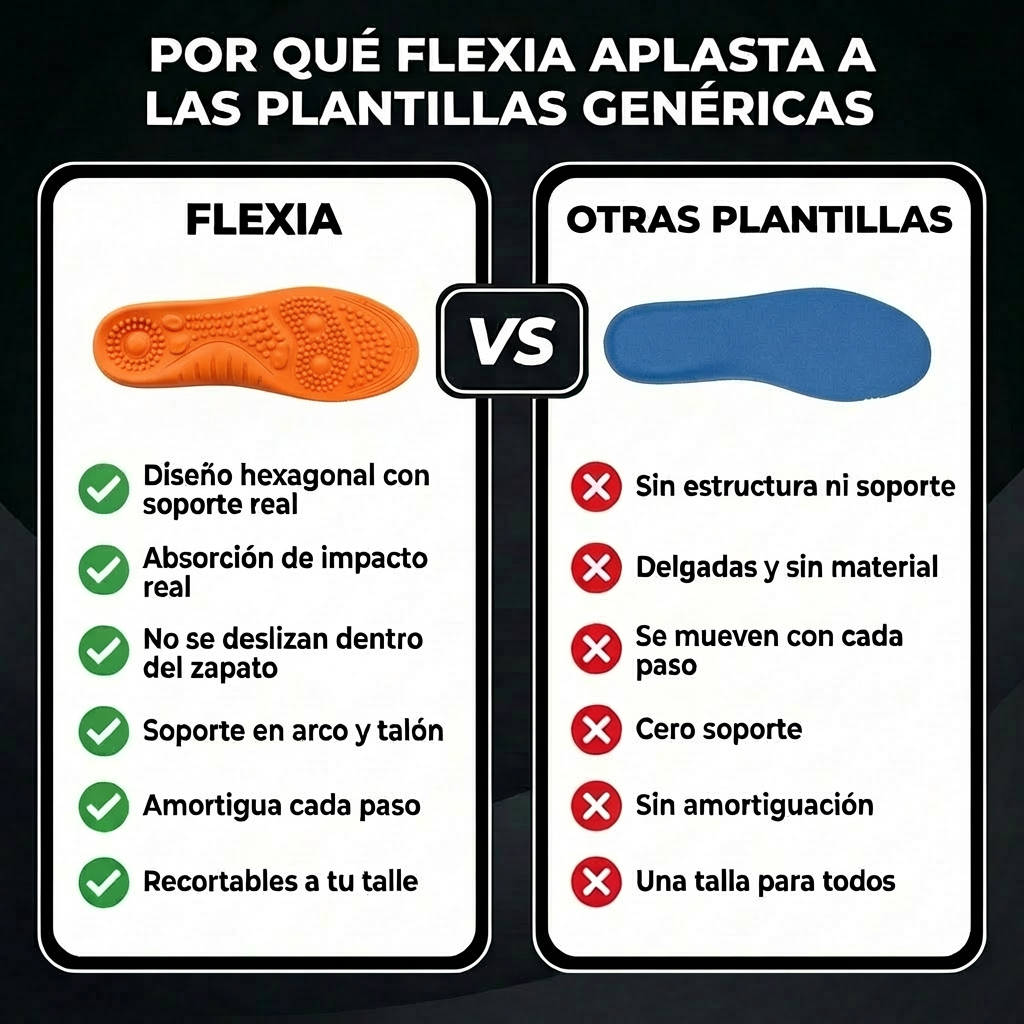 Plantilla Flexia - Alivio instantaneo