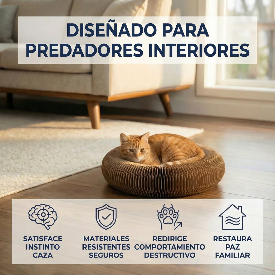 Rascador interactivo (con bolita de regalo)