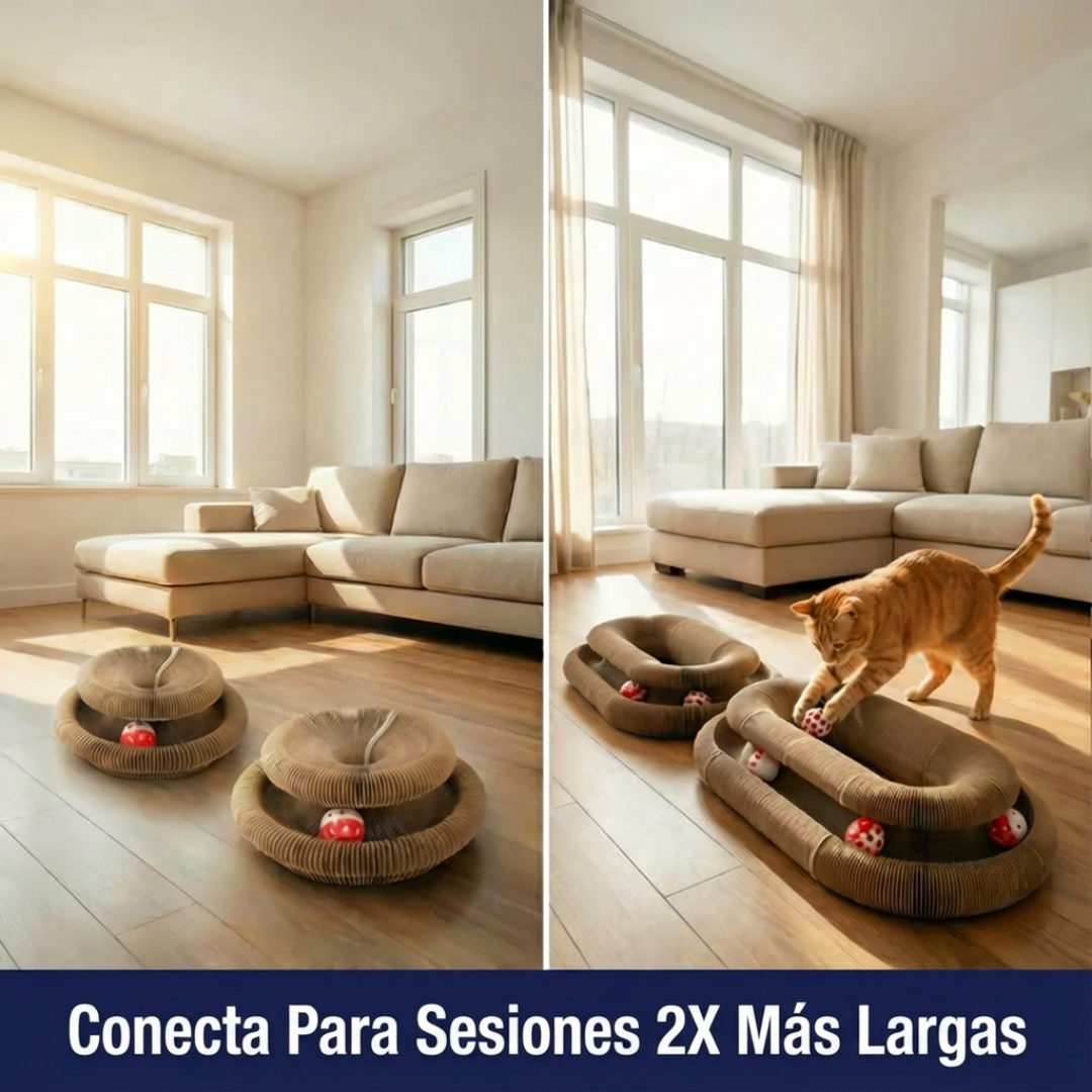 Rascador interactivo (con bolita de regalo)