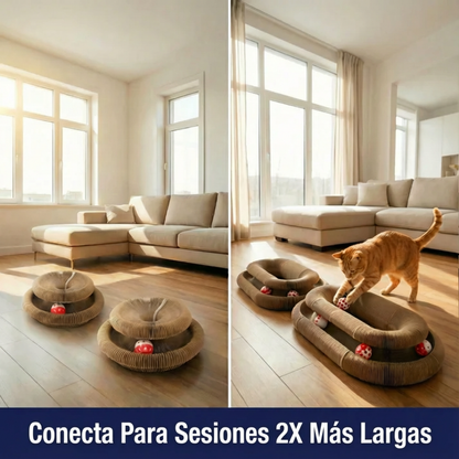 Rascador interactivo (con bolita de regalo)