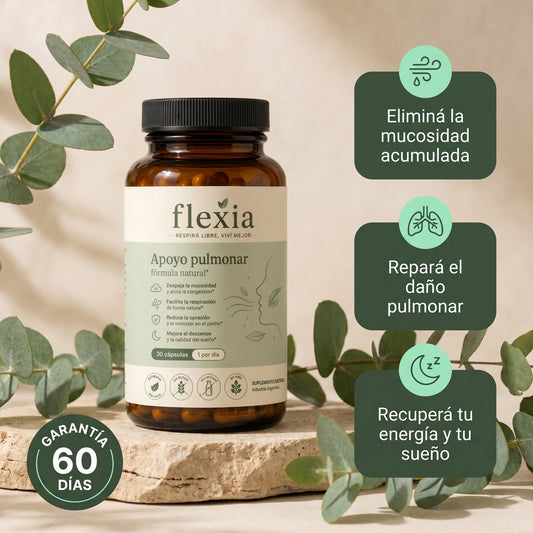 Flexia | ¡Elimina la mucosidad acumulada y recupera la respiración en solo 7 días!