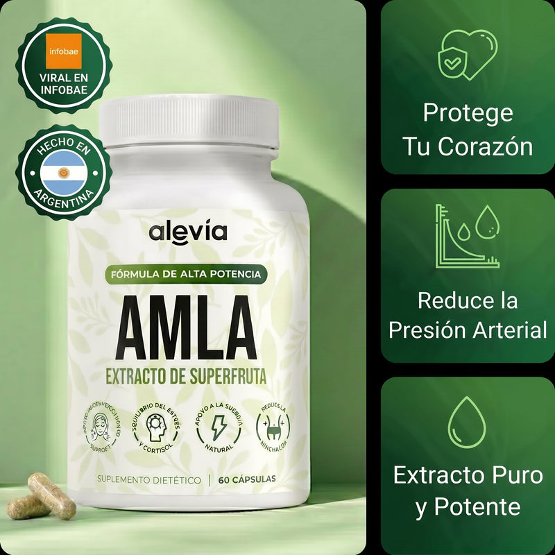 AMLA - Bajá tu presión arterial de forma natural, reparando tus vasos sanguíneos desde adentro