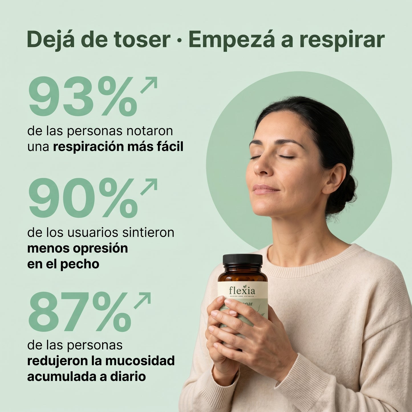 Flexia | ¡Elimina la mucosidad acumulada y recupera la respiración en solo 7 días!