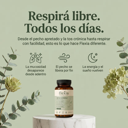 Flexia | ¡Elimina la mucosidad acumulada y recupera la respiración en solo 7 días!